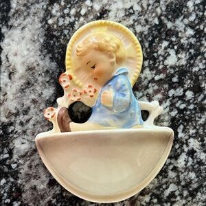 Vintage M. I. Hummel Holy Water Font